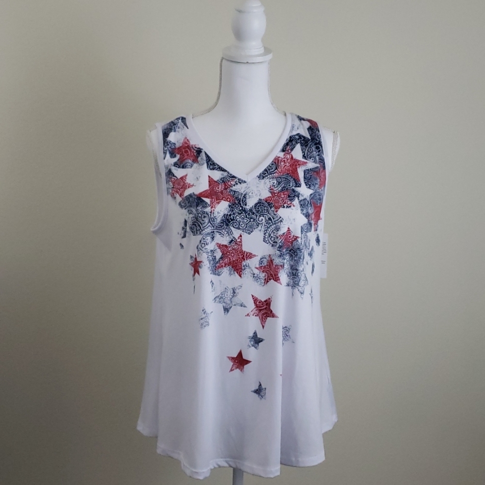 MORGAN TAYLOR WHITE TANK TOP